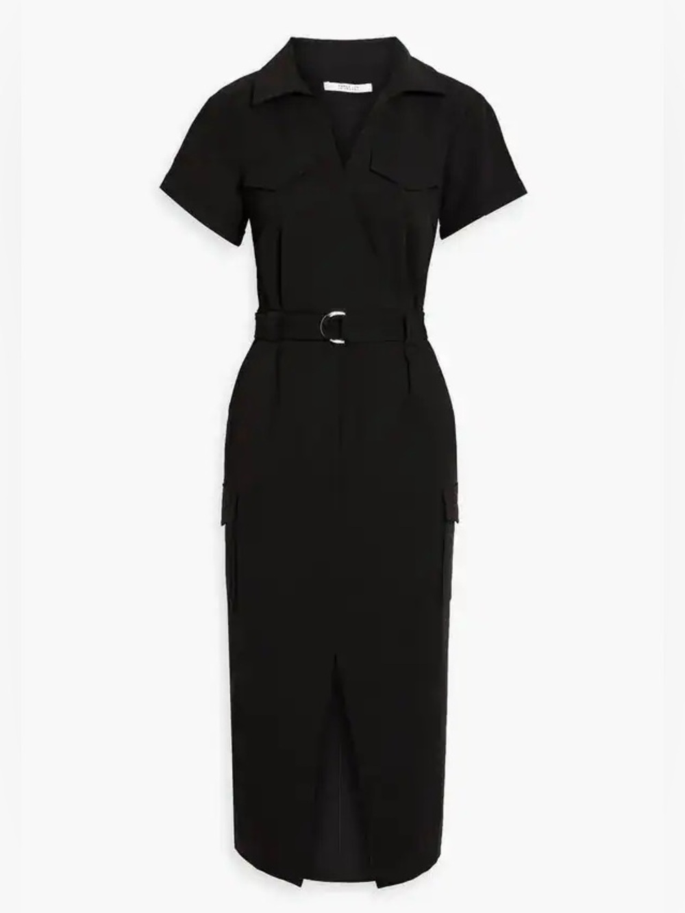 NWT Derek Lam 10 Crosby Utility Dress in Black, Size 10